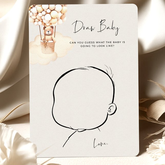 Beer Baby shower game Baby tekenen (Creator heeft geüpload)