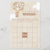 Beer Baby shower Game BINGO Flyer (Voorkant)