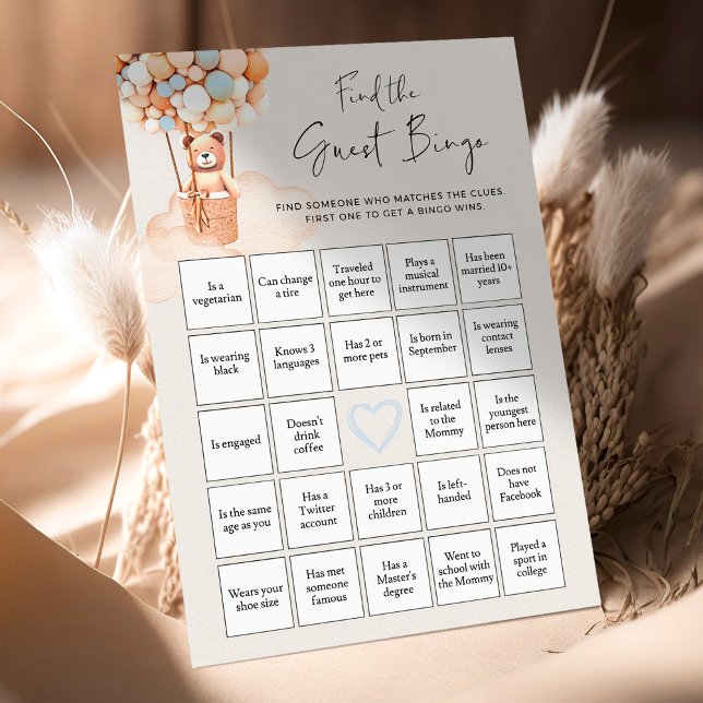 Beer Baby shower Game - Gast BINGO (Creator heeft geüpload)