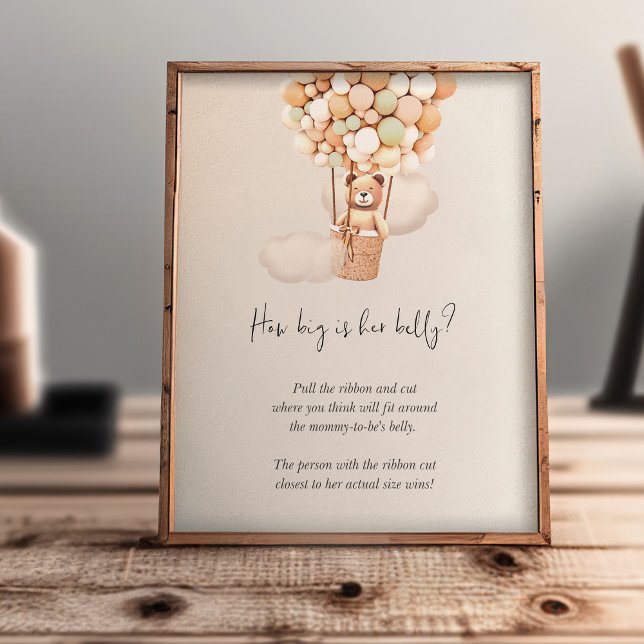 Beer Baby shower Game - Hoe groot is haar Belly? (Creator heeft geüpload)