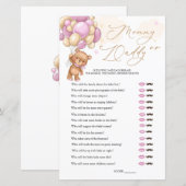 Beer Baby shower Game raadt wie mama of papa is (Voorkant / Achterkant)