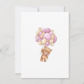 Beer Baby shower Game raadt wie mama of papa is Kaart (Achterkant)