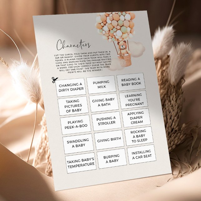 Beer Baby shower game - tekens (Creator heeft geüpload)