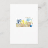 Beer Baby shower Jongen Luier Raffle Informatiekaartje (Achterkant)