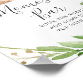 Beer Baby shower Mimosa Bar Poster (Hoek)