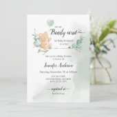 Beer Baby shower Uitnodiging (Staand voorkant)