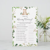 Beer Baby shower Wat draagt mama (Staand voorkant)