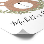 Beer Baby shower Welkomstteken Poster (Hoek)