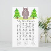 Beer Baby shower Word Search Game (Staand voorkant)