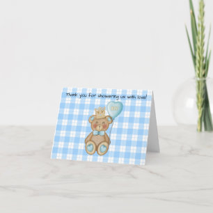 Beer Babyshower Dankkaart Bedankkaart