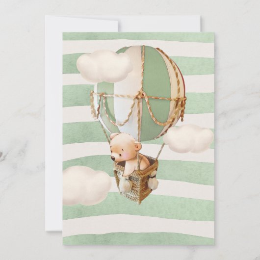 Beer-ballon-Baby-opnamekaart Kaart (Achterkant)