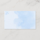 Beer Ballonnen Blue Baby Boy Shower Boeken voor Ba Informatiekaartje (Achterkant)