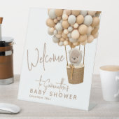 Beer ballonnen Modern Genderneutraal Baby shower Reclamebord Met Voetstuk (Insitu)