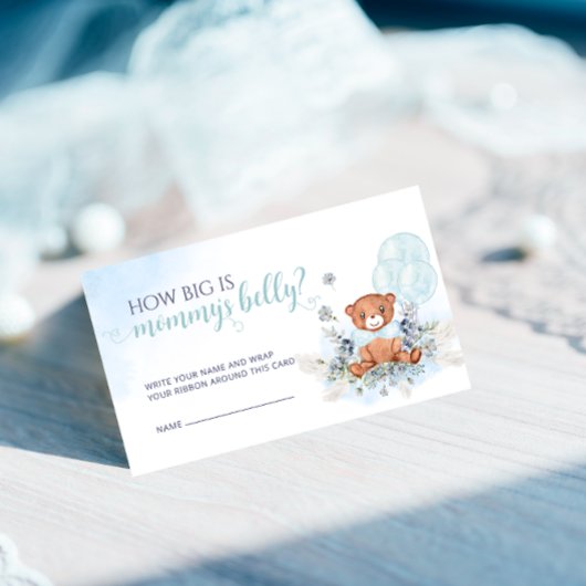 Beer ballonnen Modern Hoe groot is mama's buik spe Informatiekaartje