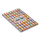 BEER Bar Pop Art aangepaste tekst notitieboek (Rechterzijde)