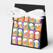 BEER Bar Pop Art CUSTOM NAME geschenkdoos Bedankdoosjes (Voorkant Zijde)