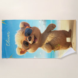 Beer Beach Kinder Handdoeken voor Beach Days