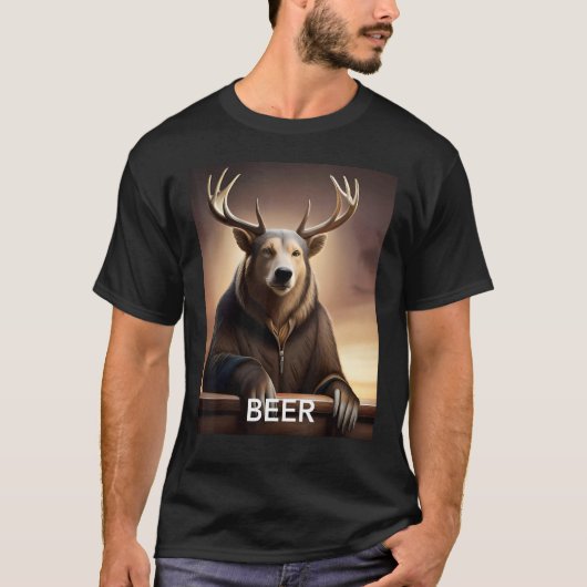 Beer Bear Deer T-shirt (Voorkant)