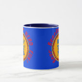 Beer BearBear NERD FUN! Coffeemug blue Mok (Midden)