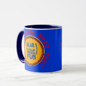 Beer BearBear NERD FUN! Coffeemug blue Mok (Voorkant links)