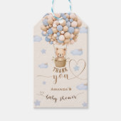 Beer Bearly Wait Boy Shower Bedankt Cadeaulabel (Voorkant)