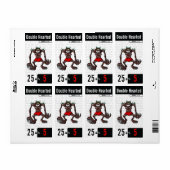 beer-beast.com - Étiquette de bière - Noir (Feuille entière)
