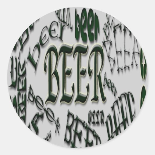 *bEeR*beer*BEER Sticker (Voorkant)