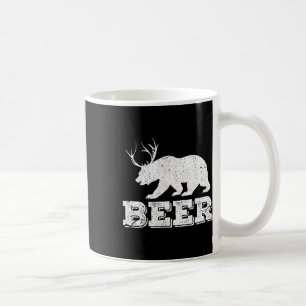 Beer Beer Deer Funny Hunting  Koffiemok