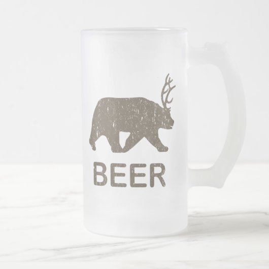 Beer Beer Deer Matglas Bierpul (Rechts)