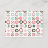 Beer Beer Girl Table Card Flat Mini Plaatskaartje (Achterkant)