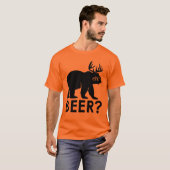 Beer Beer? Gladzige canada drink shirt (Voorkant volledig)
