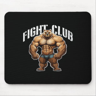 Beer Beest Spieren Boksen Workout Gym Mma Gevecht Muismat