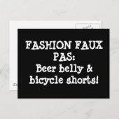 Beer Belly Briefkaart (Voorkant / Achterkant)