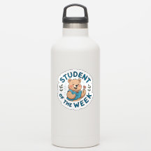 Beer Beloning Sticker van de Student van de Week