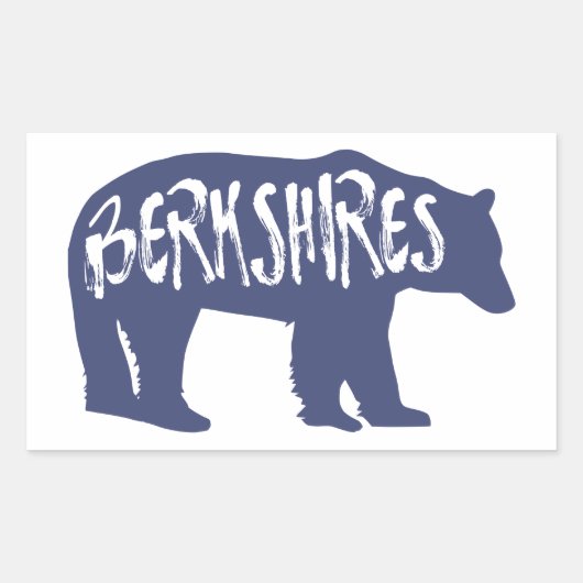 Beer Berkshires Rechthoekige Sticker (Voorkant)
