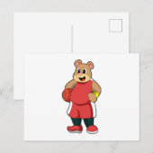 Beer bij Basketbal Sporten Briefkaart (Voorkant / Achterkant)