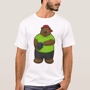 Beer bij Bowling met Bowling-bal T-shirt