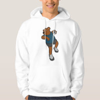 Beer bij Handbalspeler met handbal