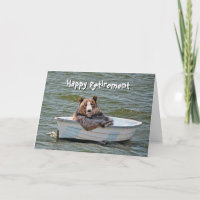 Beer bij pensionering in Dinghy