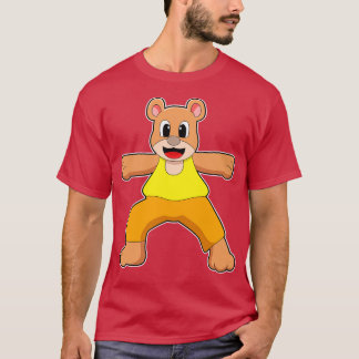 Beer bij Yoga in permanent T-shirt