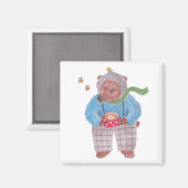 Beer, bijen en cappuccino magneet (Voorkant / Achterkant)