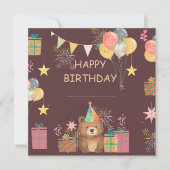 Beer Birthday Kaart (Voorkant)