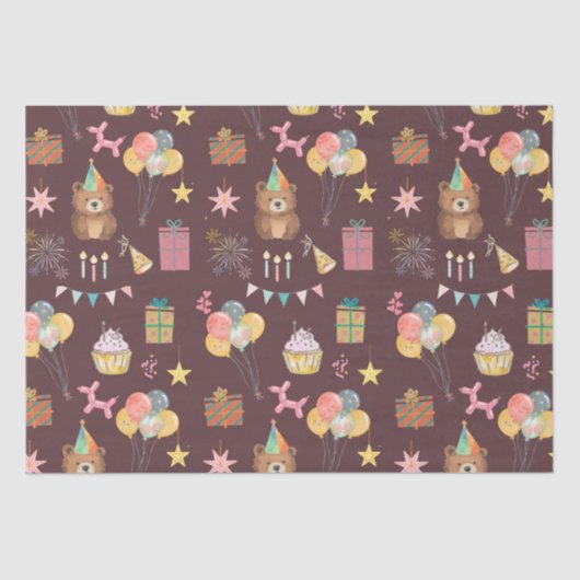 Beer Birthday Tissuepapier (Voorkant)