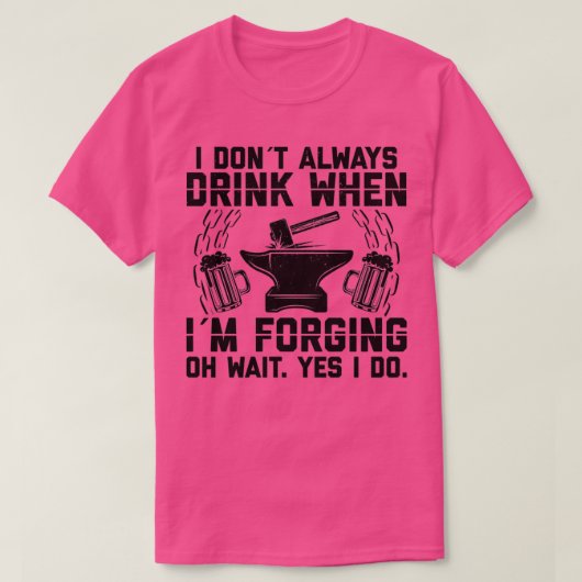 Beer Blacksmith Blacksmithing Gift Ideas T T-shirt (Design voorkant)