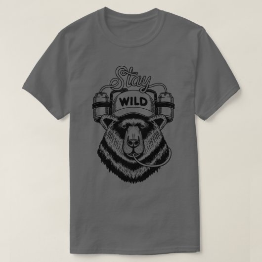 Beer blijft in het wild t-shirt (Design voorkant)