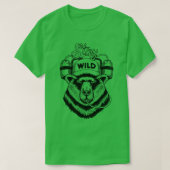 Beer blijft in het wild t-shirt (Design voorkant)