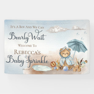 Beer   Blue Umbrella Barly Wait Boy Baby Sprinkle Spandoek
