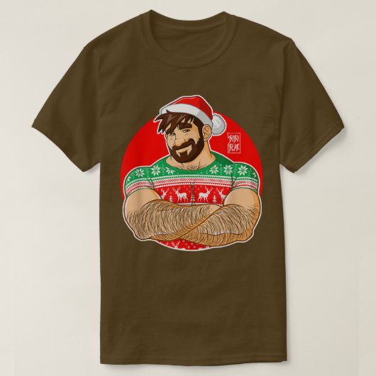Beer Bobo - Adam houdt van kruidarmen met kerst T-shirt (Design voorkant)