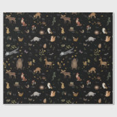 Beer bos bos voor kinderen met afspeelbare staart cadeaupapier (Vlak)