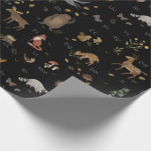 Beer bos bos voor kinderen met afspeelbare staart cadeaupapier (Hoek)